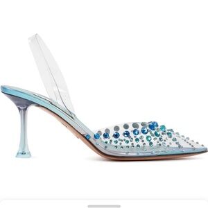 New Aquazzura starburst sling pumps
Size 36US
